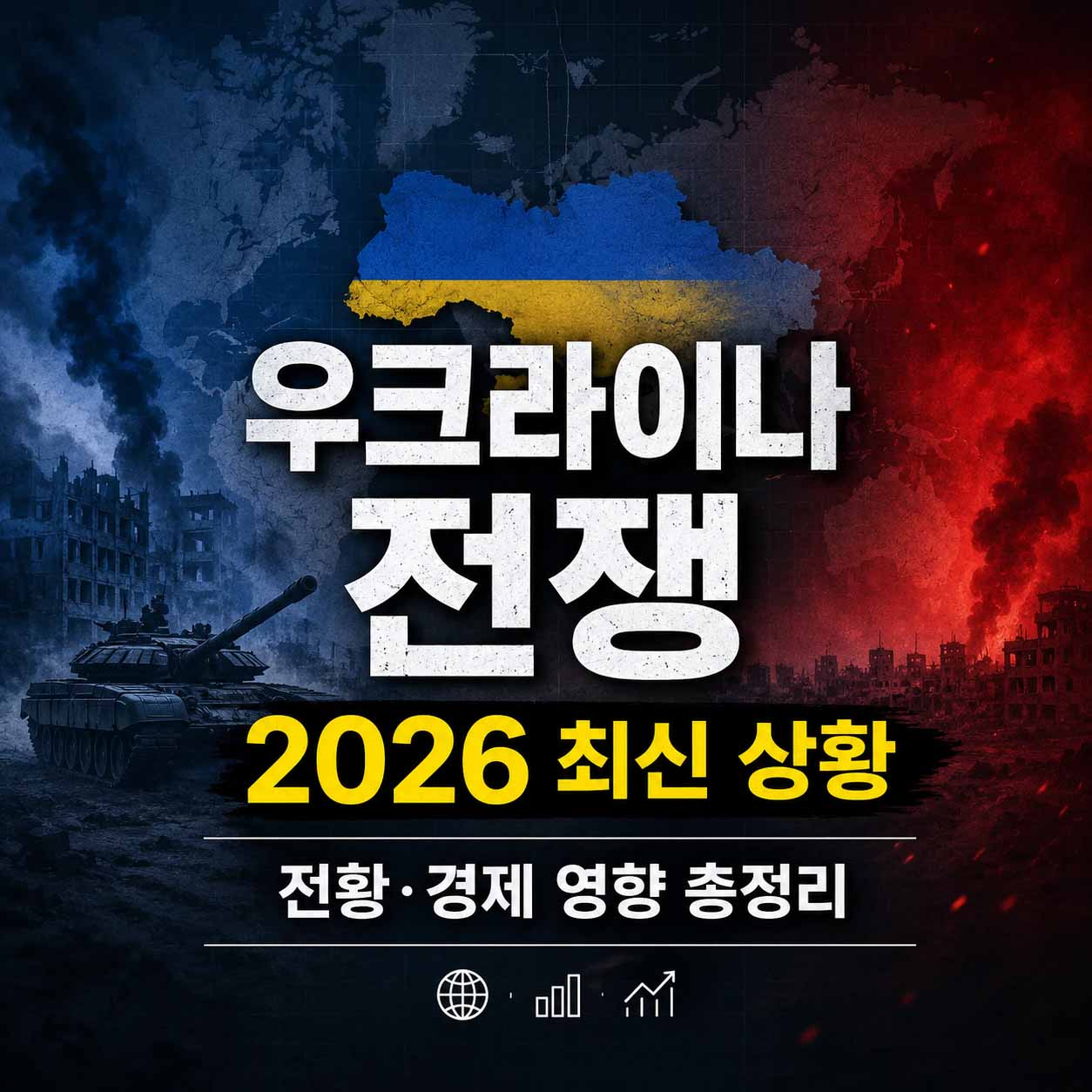 전 세계의 정치, 경제, 외교 지형을 뒤흔들고 있는 우크라이나 전쟁이 2026년 현재 만 4년을 넘어 5년 차에 접어들었습니다. 글로벌 질서의 재편, 강대국들의 이해관계, 그리고 끝없이 고통받는 민간인들의 현실이 복잡하게 얽혀 있는 이 전쟁은 여전히 현재 진행형입니다.