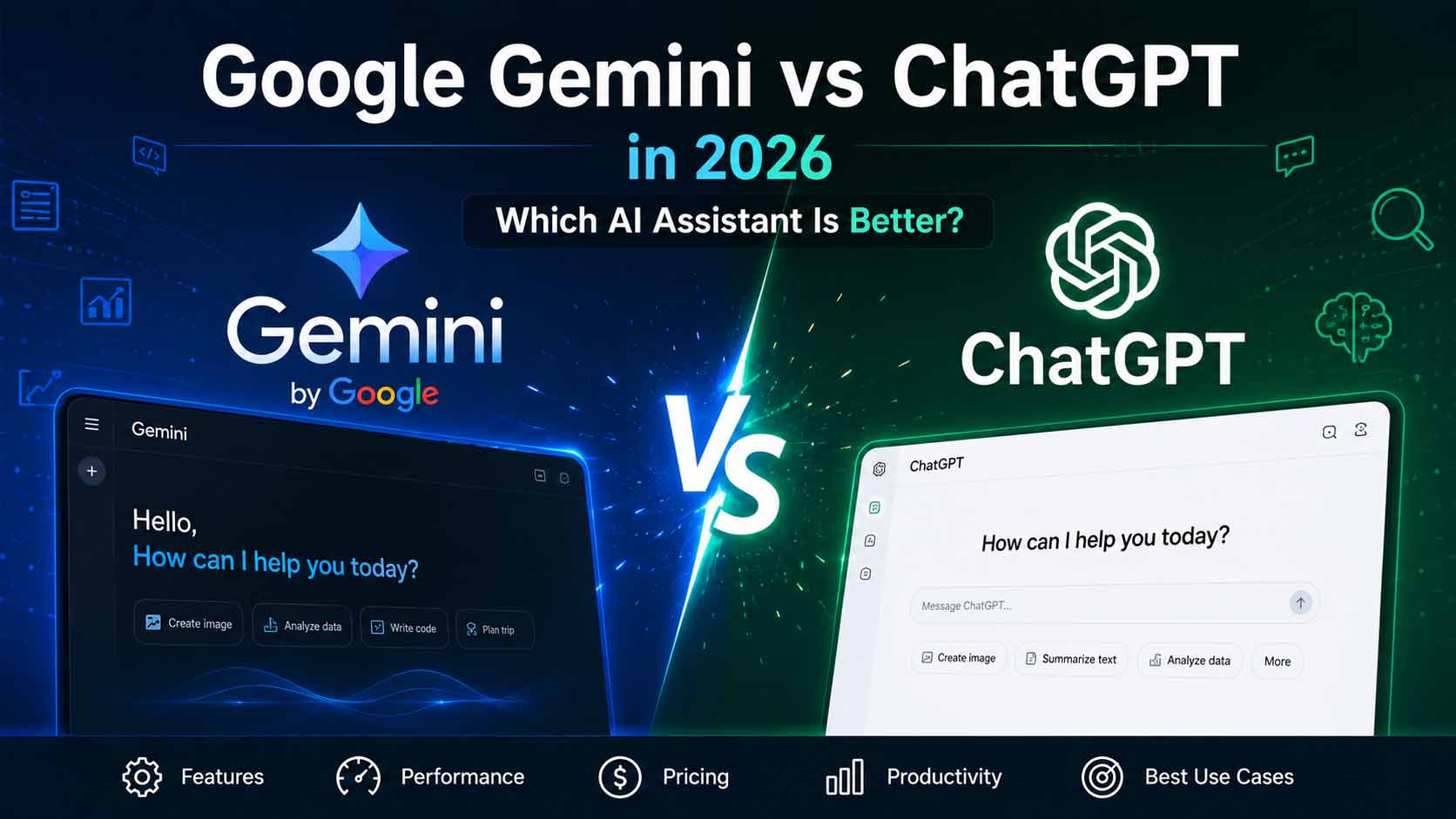 Google Gemini vs ChatGPT in 2026: Which AI Assistant Is Better?