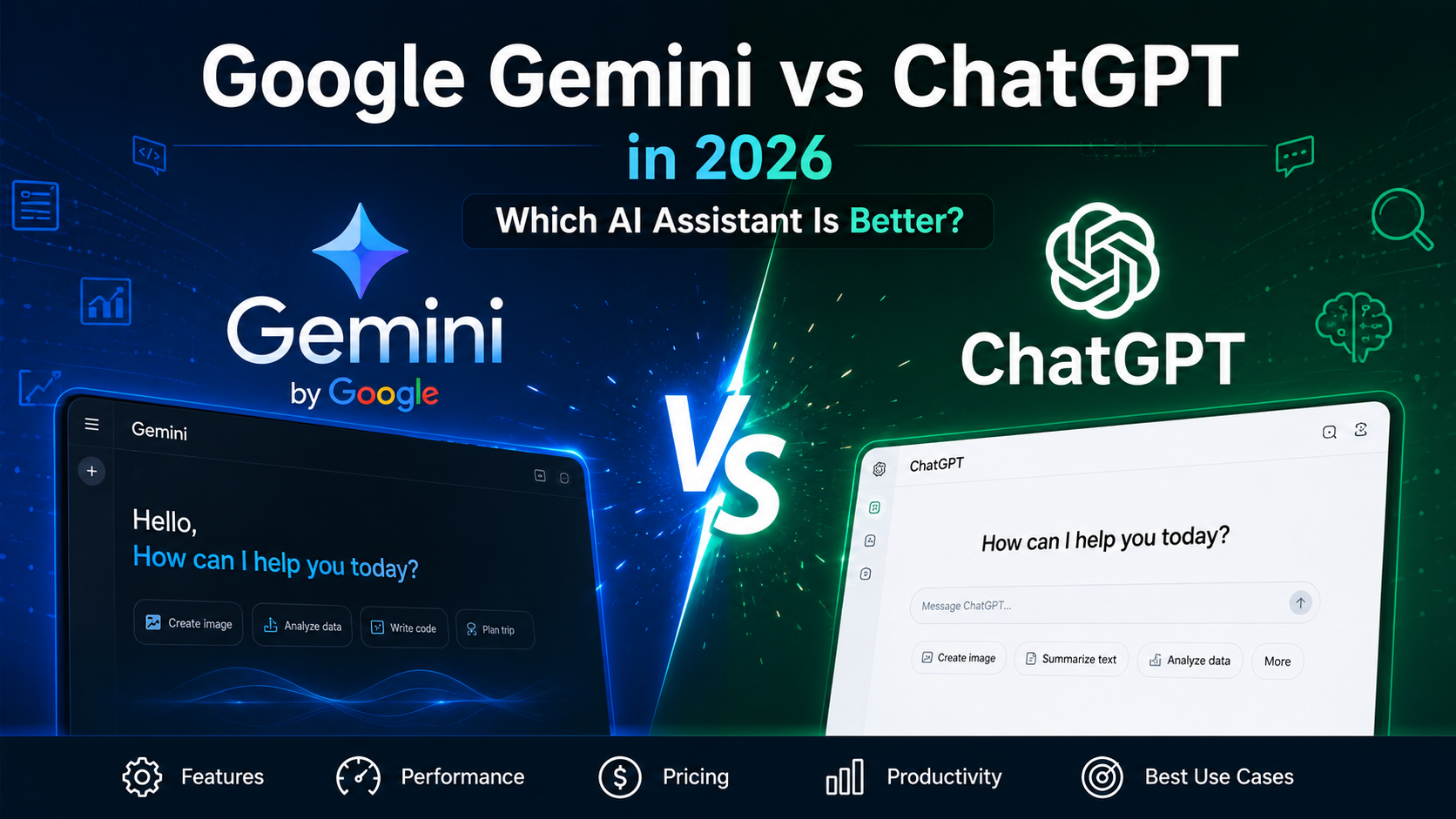 Google Gemini vs ChatGPT in 2026: Which AI Assistant Is Better?